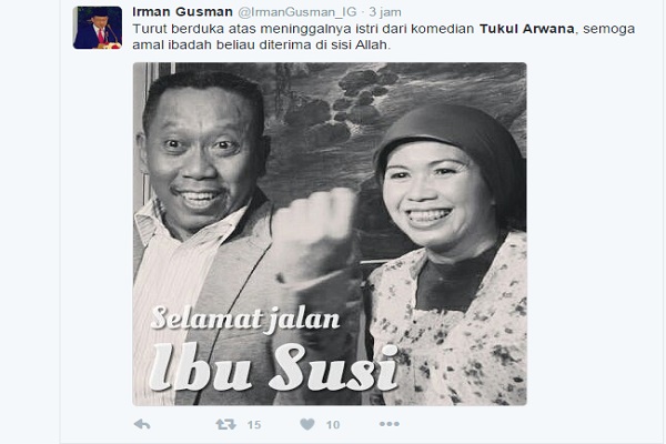 Sebelum Meninggal, Istri Tukul Lakukan Salat Magrib