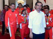 Kebersamaan Peraih Medali Olimpiade dengan Presiden Jokowi