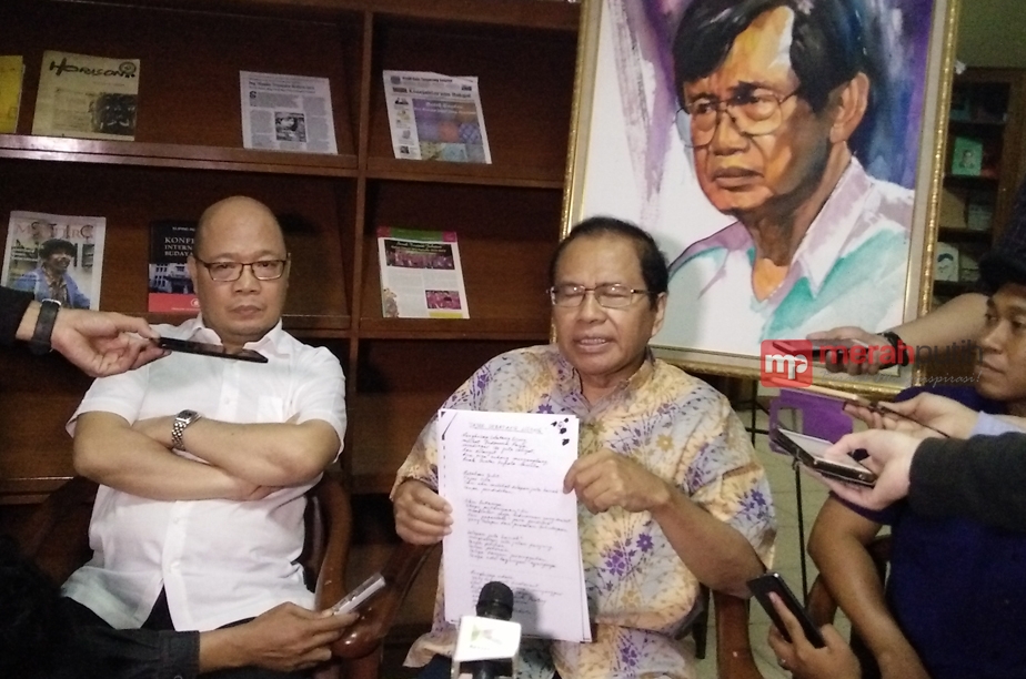 Rizal Ramli Sebut Roh Ibukota adalah Sastra dan Budaya