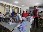 Warga Binaan Lapas Kelas 1 Tangerang Diberi Bekal Keterampilan Menjahit