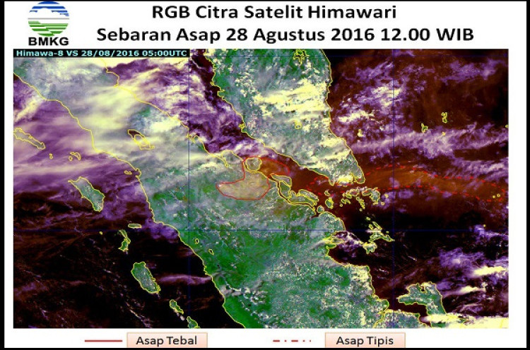 Kondisi Udara Riau Mulai Membaik