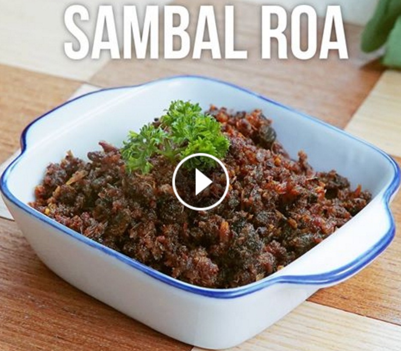 Resep Legendaris Sambal Roa Khas Manado