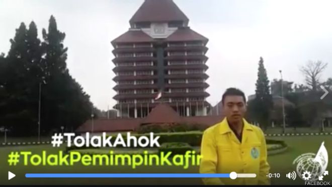Heboh, Video Provokasi Mahasiswa UI Tolak Ahok