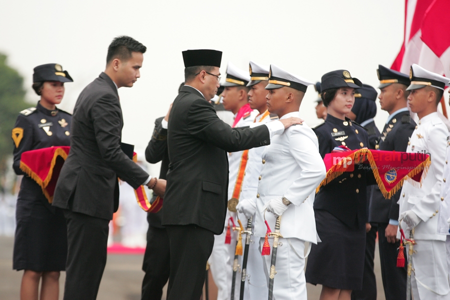 Suasana Wisuda Perwira Transportasi Dinas Perhubungan