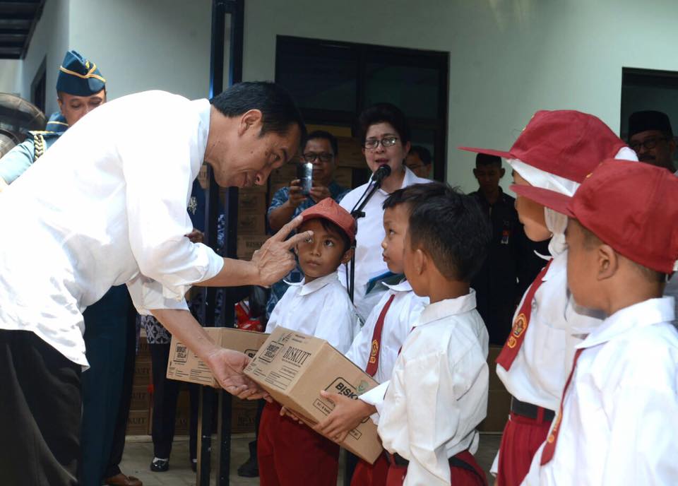 Presiden Jokowi Salat Idul Adha di Banten