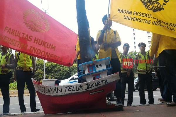 BEM UI Tolak Proyek Reklamasi Teluk Jakarta