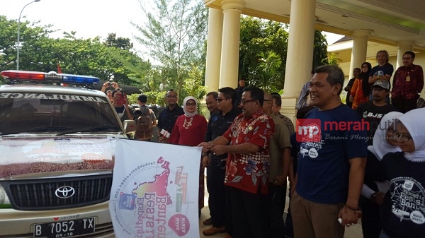 Rano Karno Lepas Tim Ekspedisi Pesisir Banten