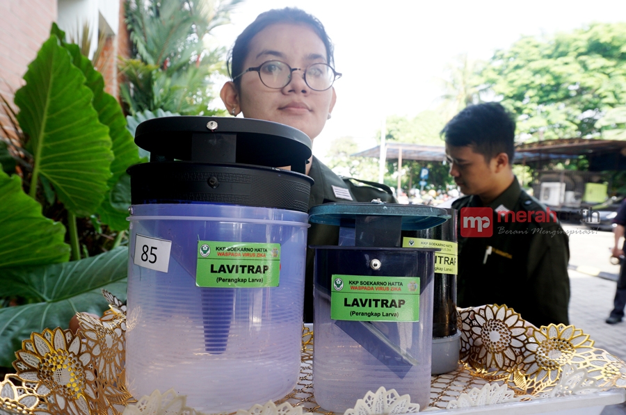 Pemasangan Lavitrap di Bandara Soekarno Hatta