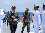 Jokowi Hadiri Latihan Armada Jaya XXXIV 2016
