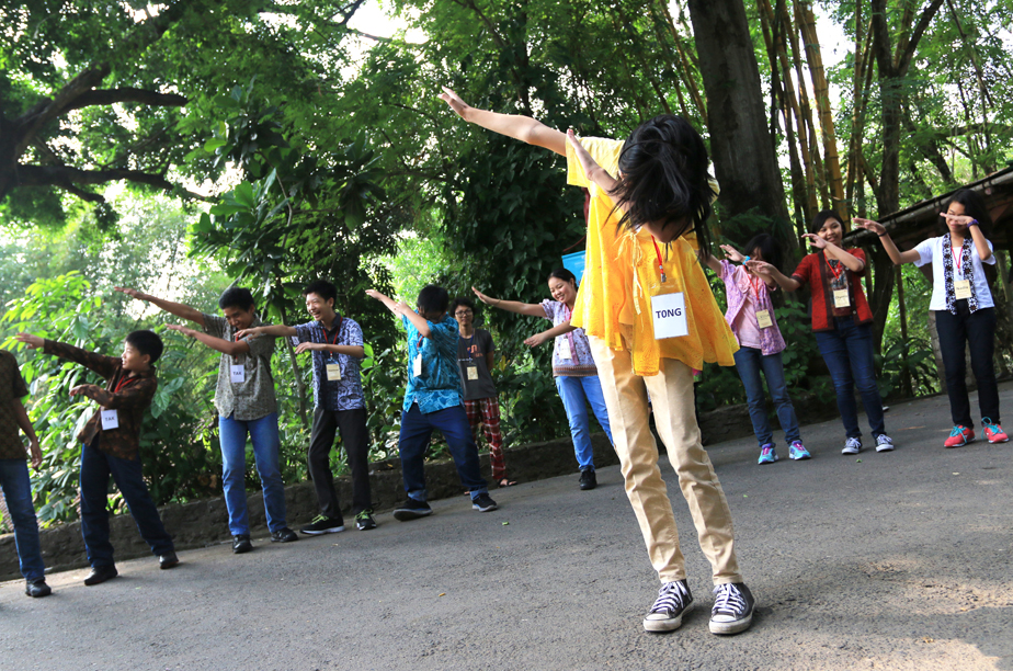 Para Siswa di Padepokan Seni Bagong Kussudiardja