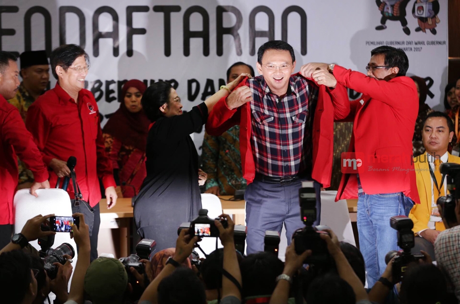 Ahok-Djarot Tak Hadiri Penetapan Calon Pilgub DKI 2017