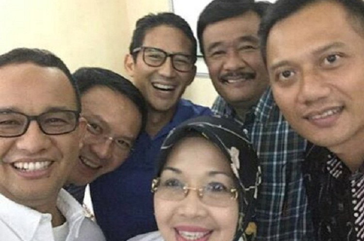 Keseruan Selfie Para Calon Gubernur dan Wakil Gubernur DKI 2017
