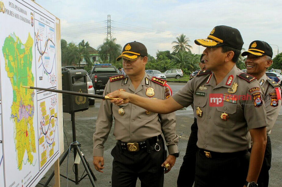 Kapolda Banten Tinjau Langsung Pengamanan Jalur Buruh ke Jakarta
