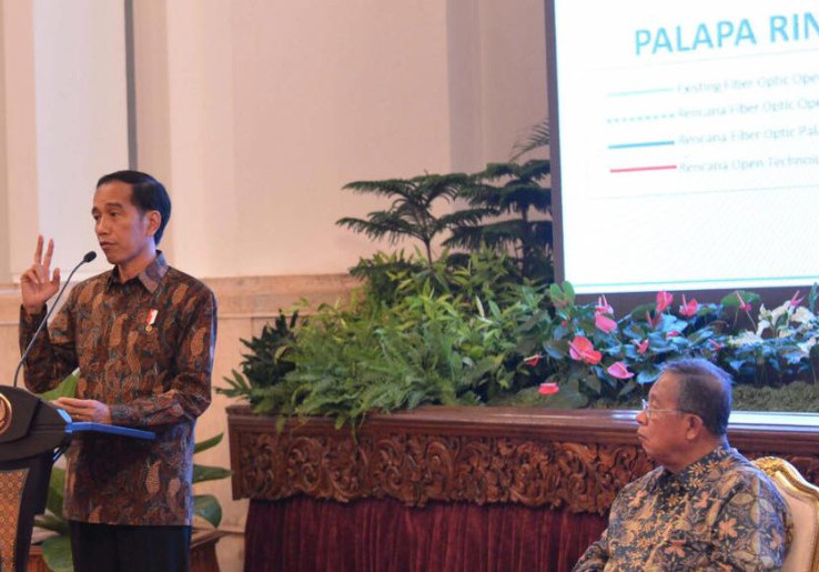 Berpotensi Besar, Jokowi Ingin Proyek Palapa Ring Cepat Selesai