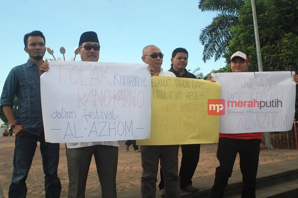 Kedatangan Rano Karno di Festival Al-Azhom Diwarnai Penolakan