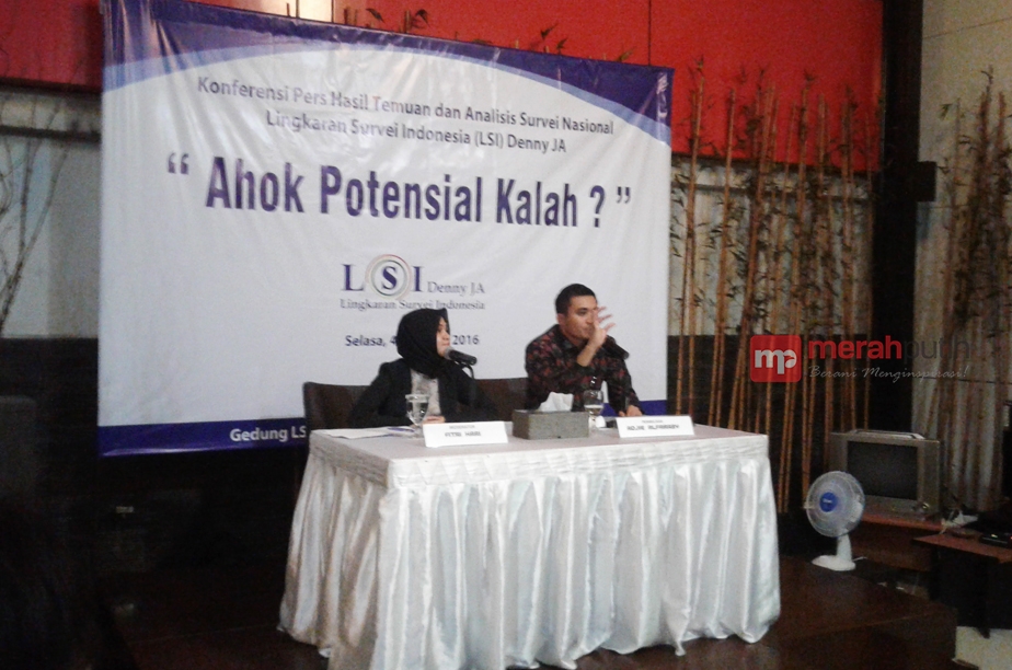 Survei LSI: Elektabilitas Ahok-Djarot Tertinggi