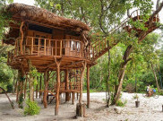 Rumah Pohon Pulau Leebong Incaran Turis di Belitung