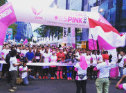 Peduli Kanker Payudara, Chelsea Islan Ramaikan Acara Jakarta Goes Pink 2016