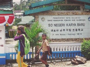 Belajar Aksara Korea di Sulawesi Tenggara