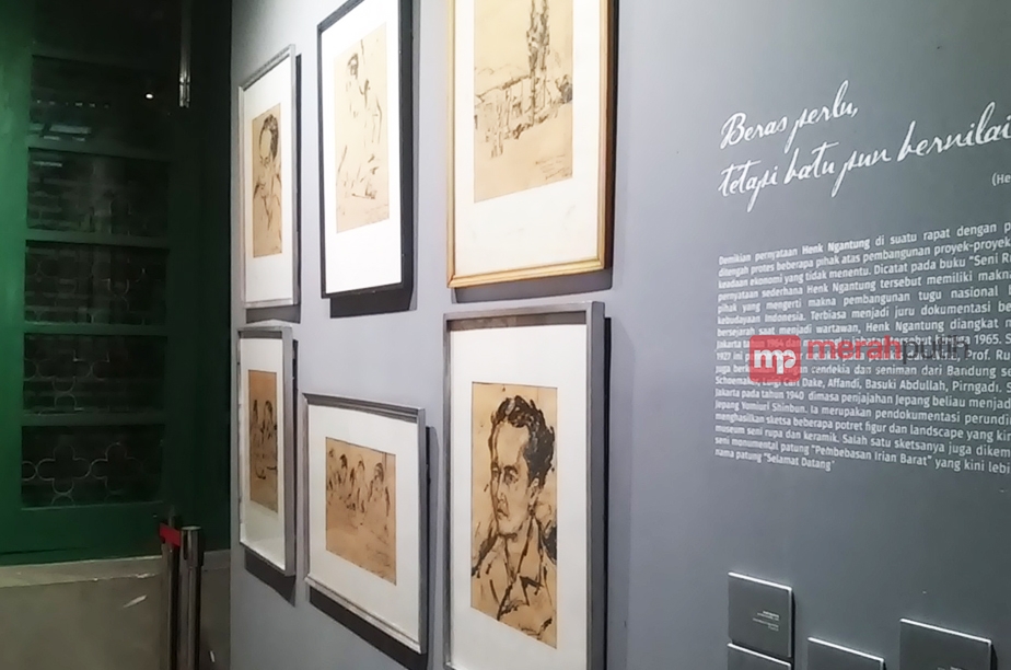 Mengenang Sketsa Henk Ngantung di Pameran Senir Rupa 'Jati Diri'