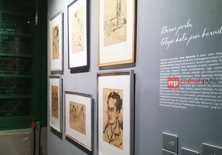 Mengenang Sketsa Henk Ngantung di Pameran Senir Rupa 'Jati Diri'