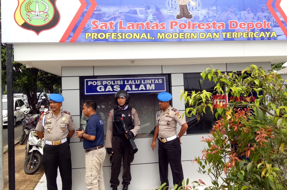 Terkait Teror ISIS di Tangerang, Polresta Depok Perketat Pos Lalu Lintas