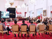 Presiden Jokowi dalam Rapat Pungli