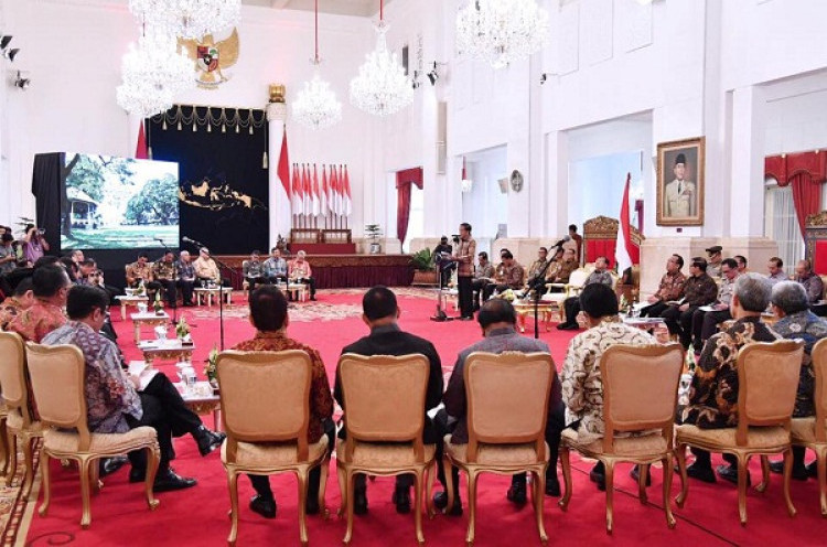 Presiden Jokowi dalam Rapat Pungli