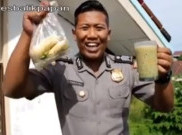 Kocak, Polisi Buat Parodi Lagu PPAP Pakai Gorengan dan ES Cendol