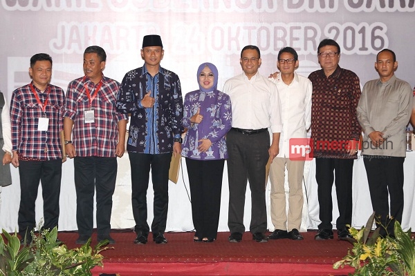 Penetapan Calon Pilgub DKI 2017