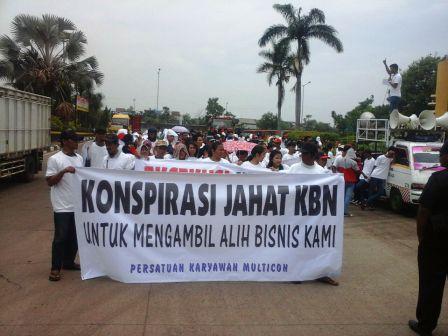  Karyawan Multicon Minta KBN Hormati Hukum