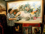 Pasar Seni Lukis di Pekan Raya Indonesia Masih Bagus