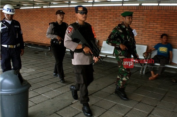 Jelang Demo 4 November, Gabungan TNI/Polri Sisir Bandara Soetta