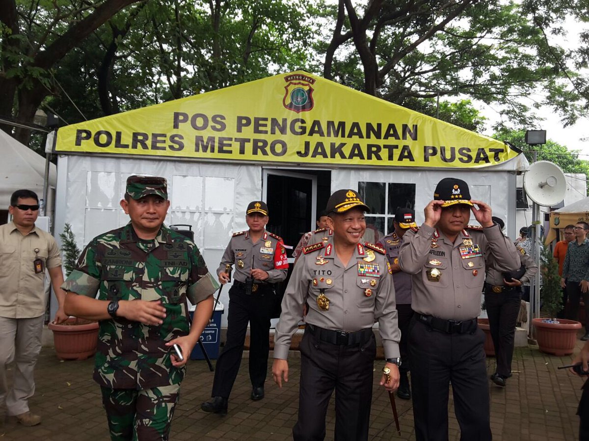Kawal Demo 4 November, TNI-Polri Terus Bersinergi