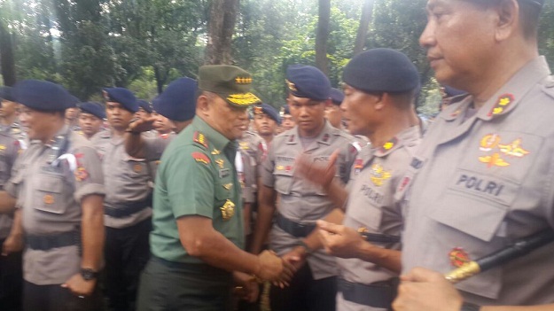 Panglima TNI: Prajurit TNI dan Polri Selalu Melindungi Rakyat