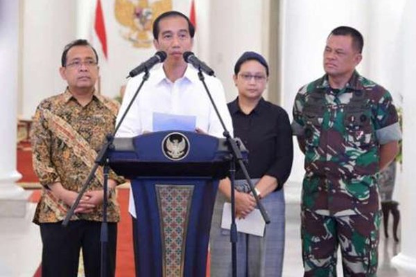 Jokowi Jamin, Proses Hukum  Ahok Dilakukan Secara  Cepat, Tegas dan Transparan