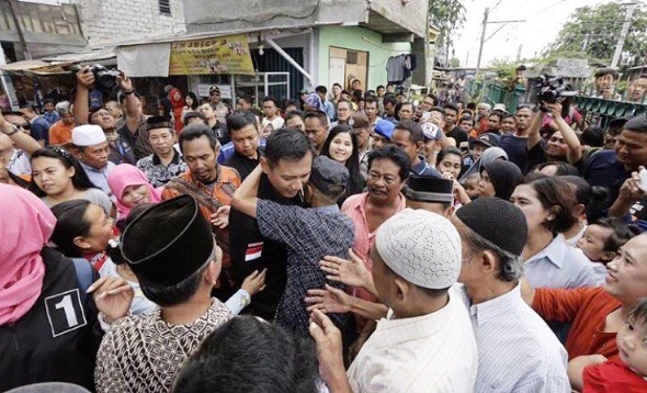 Janji AHY di Pasar Senen