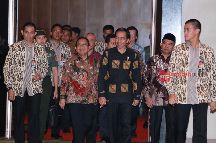 Jokowi di Pembukaan Olimpiade Sains dan Matematika 2016