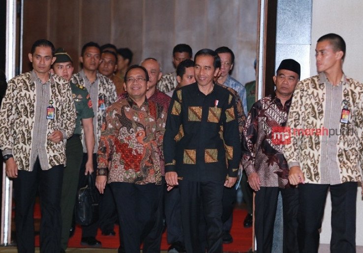 Jokowi di Pembukaan Olimpiade Sains dan Matematika 2016