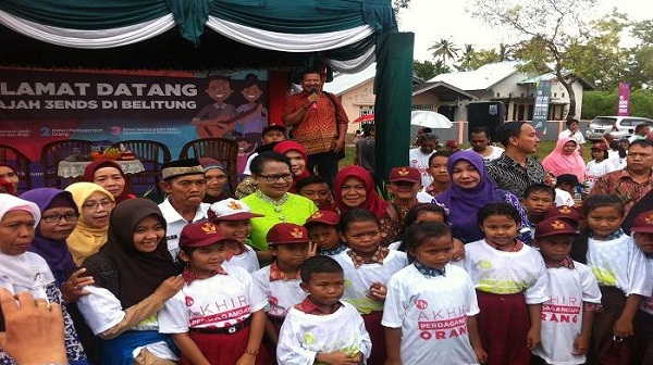 Warga Belitung Sambut Jelajah 3Ends