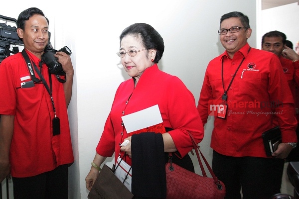 Megawati Soekarnoputri di Rapat Konsolidasi PDIP