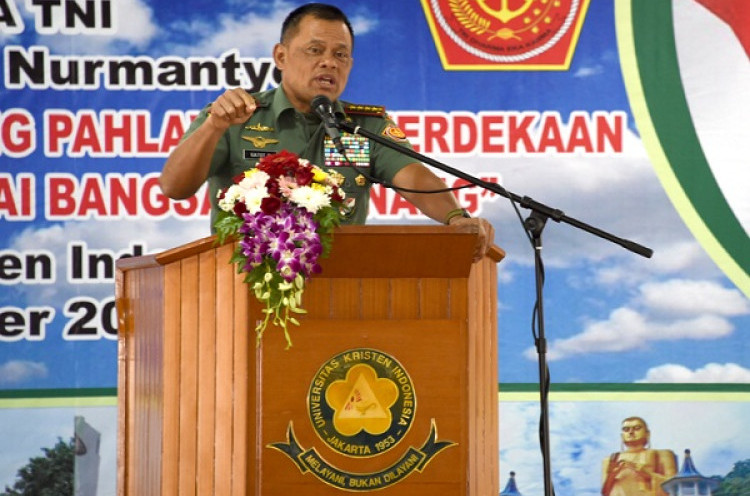Ketika Panglima TNI Gatot Nurmantyo Memuji Megawati di Depan Taruna Akmil