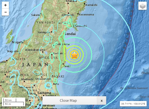 Breaking News : Tsunami Guncang Fukushima, Lagi 