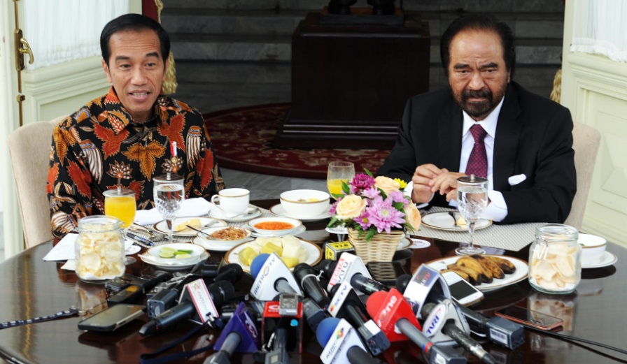Sesudah Megawati, Kali Ini Surya Paloh Dijamu Presiden Jokowi