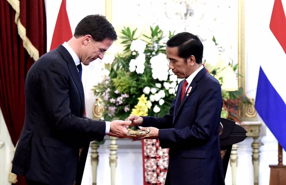 Presiden Jokowi Bersama PM Belanda