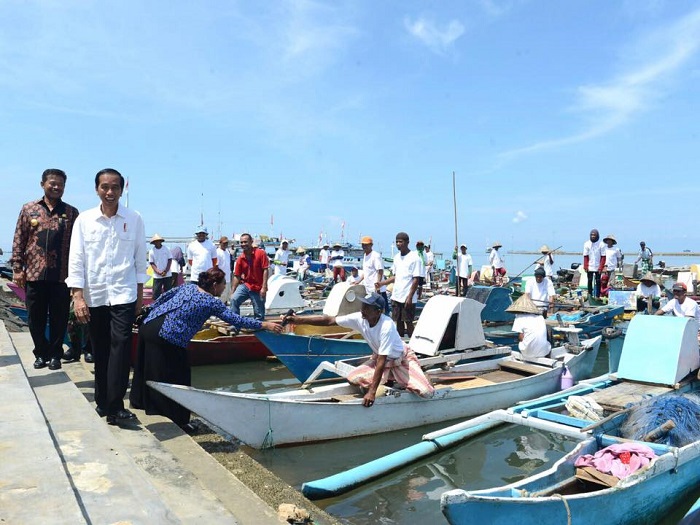Presiden Jokowi Bertemu Nelayan Makassar