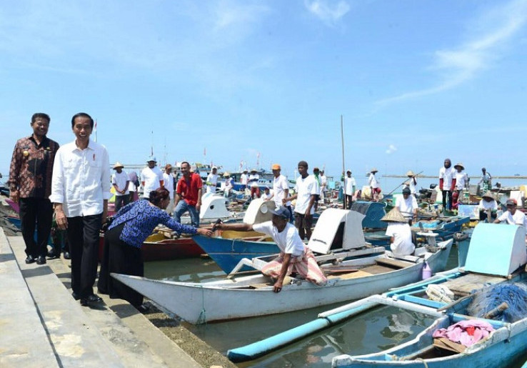 Presiden Jokowi Bertemu Nelayan Makassar