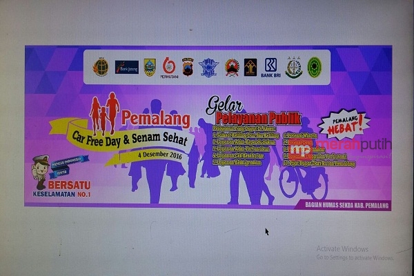 Pelayanan Publik dan Kuliner Enak Ada di CFD Pemalang