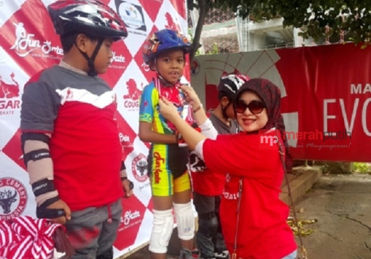 Atlet Sepatu Roda Cilik dari Tangerang Raih Emas