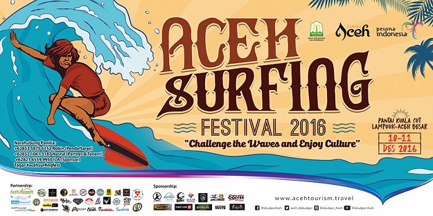 Aceh Surfing Festival 2016 Tantang Remaja Di Bawah 16 Tahun